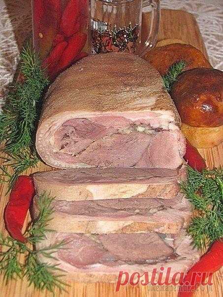 Рулька свиная запеченая
