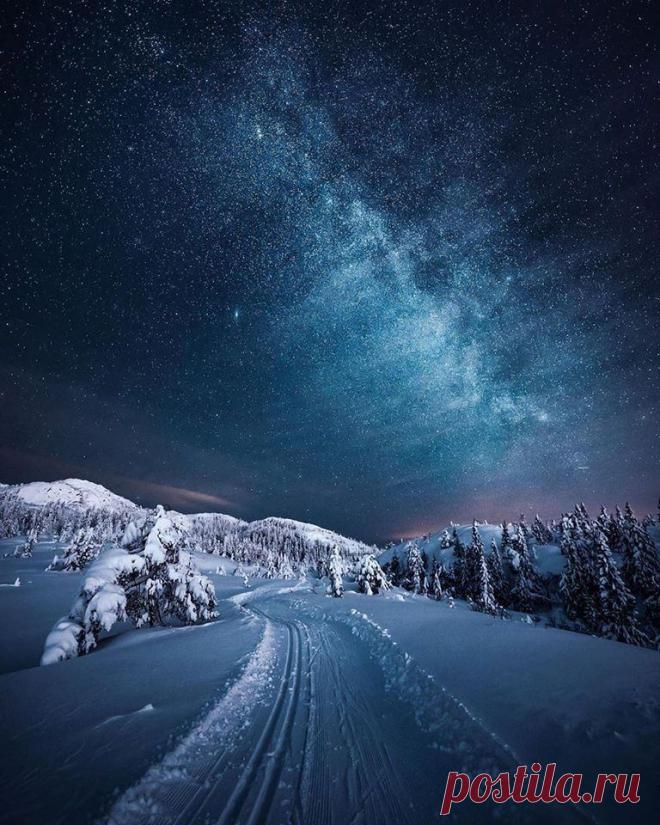 В полночь Вселенная пахнет звездами...
Бесчисленные звезды в ночном небе
Что бы ни происходило в вашей жизни, всегда тянитесь к звездам, к лучшему, к доброму!
Спокойной, доброй ночи, друзья! Крепких,чудесных снов