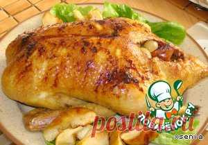 Утка с фруктами, лакированная медом - кулинарный рецепт