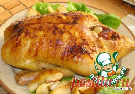 Утка с фруктами, лакированная медом - кулинарный рецепт