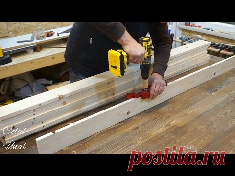 Деревообработка / Изготовление стола из дерева / Стол из дерева своими руками