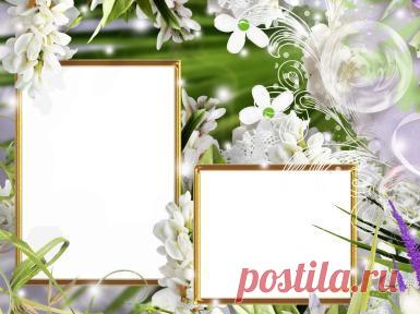 Фоторамки, С двумя вырезами.