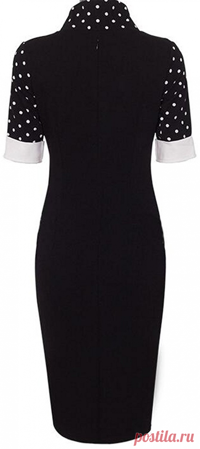 MLG Women's Sexy Houndstooth Pattern Party Pencil Midi Dress at Amazon Women’s Clothing store: