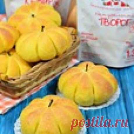 Булочки тыквенные с творогом Кулинарный рецепт