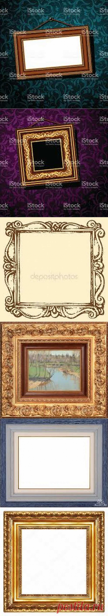 Рамки из багета, идеи