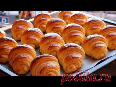 ЭТО САМОЕ ВКУСНОЕ,ЧТО Я КОГДА-ЛИБО ЕЛА! ИДЕАЛЬНО ПОДХОДИТ ДЛЯ ЗАВТРАКА!ЛЕГКИЙ РЕЦЕПТ КРУАССАНА К ЧАЮ