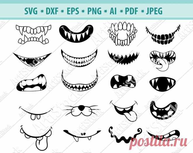 Маска для лица Svg Смешные рот Svg Emoji svg жуткий маска | Etsy