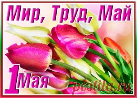 Красивые Картинки с Праздником Весны и Труда (1 мая)