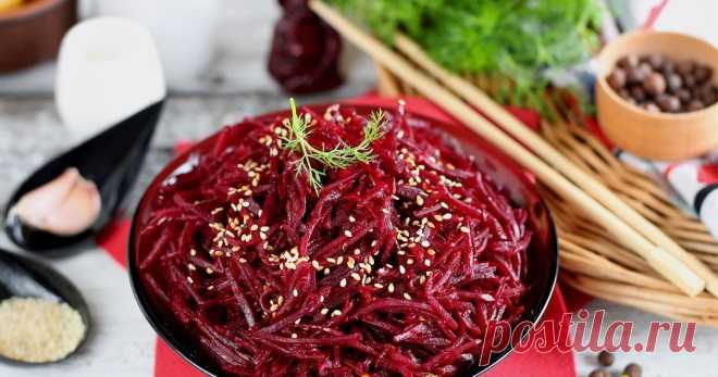 Вкусный рецепт свеклы по-корейски
