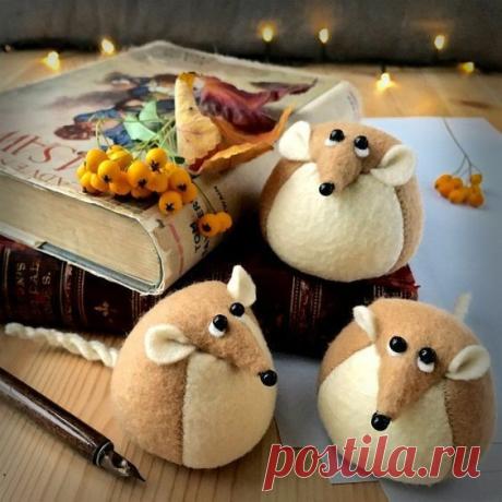 Мышка из фетра или ткани