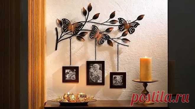 Декор стен комнаты: идеи как украсить своими руками!