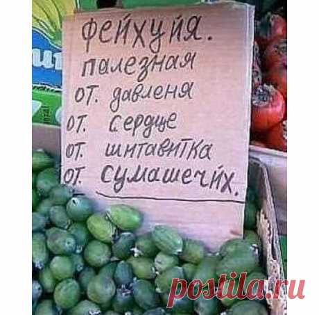 Сфоткано на рынке в Москве- Вот тебе и фейхоа!