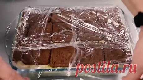 Мягкий вкусный торт без выпечки