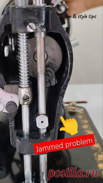 Sewing machine stuck problem fixed 🛠️ #sewingmachinerepair #sewingtipsandtricks #silaimachine
