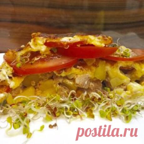 Картошка с мясом "Ленивая Саша" - кулинарный рецепт
