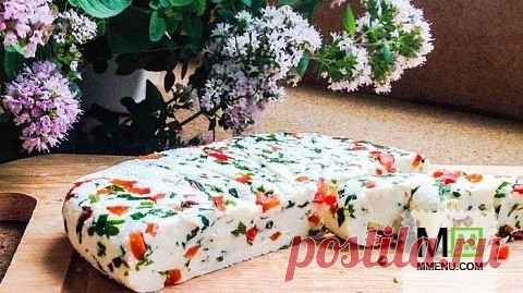 Домашний сыр "Паприка" - кулинарный рецепт. Миллион Меню