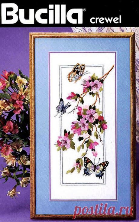 Особенности вышивания в технике лонгстич и схемы