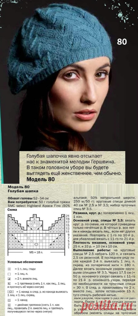 ажурная шапочка