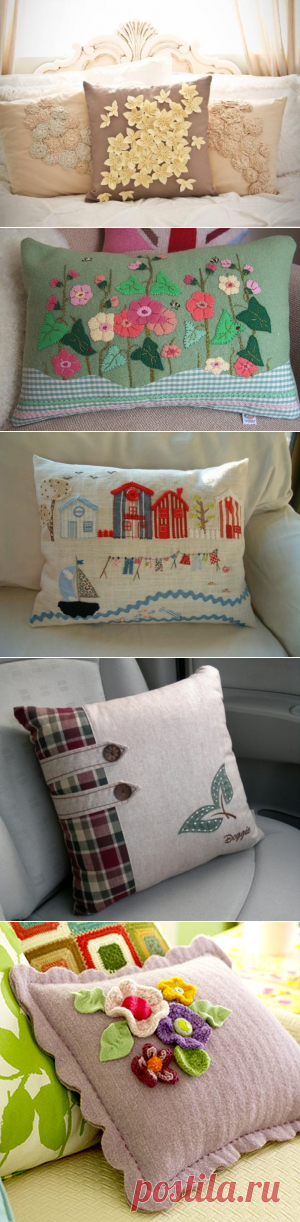 Подушки. Идеи для вдохновения-из интернета