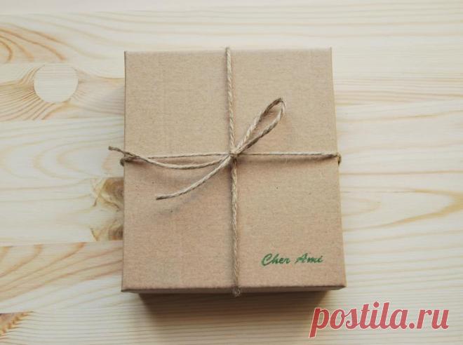 Делаем стильную коробочку из картона - Ярмарка Мастеров - ручная работа, handmade