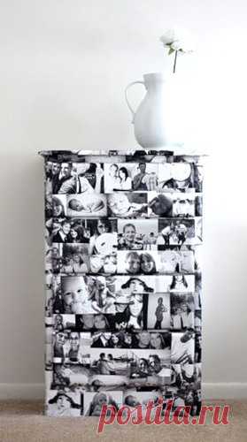 Декупаж семейными фотографиями - Домашний hand-made