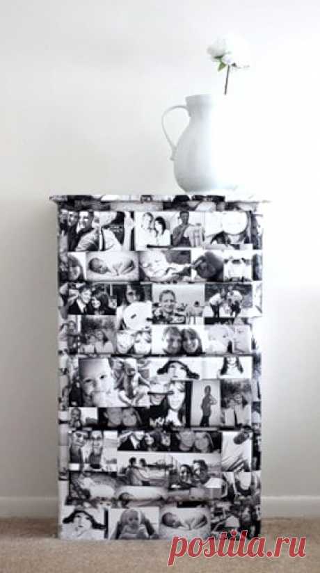 Декупаж семейными фотографиями - Домашний hand-made