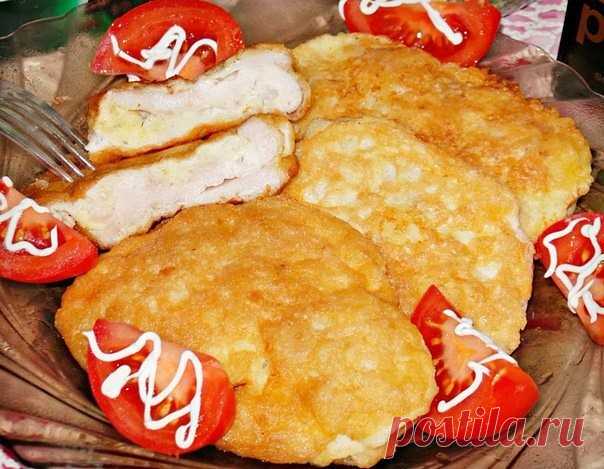 Куриные отбивные в воздушном 