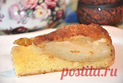 Пирог с грушами рецепт с фото