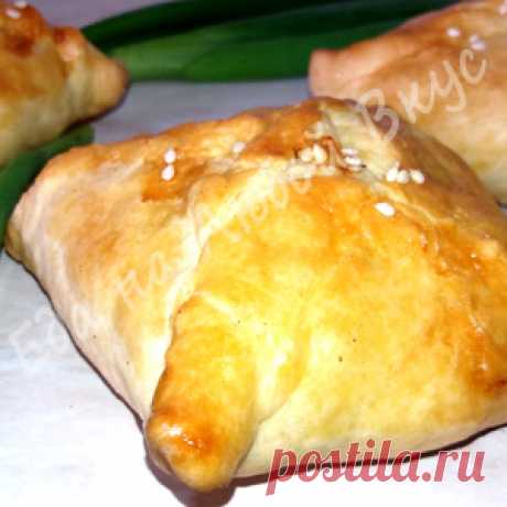 Аппетитный КУРНИК с курицей и картофелем из быстрого слоеного теста на кефире. рецепт с фото