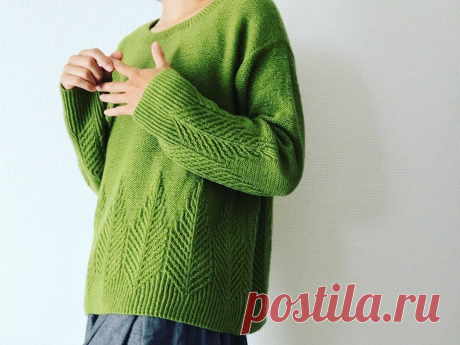 Джемпер оверсайз Poplar.
Размеры: 1 (2, 3, 4, 5). Соответствуют: XS-S (M-L, XL-2X, 2X-3X, 3X-4X). Окончательные измерения бюста: 35½ (41¼, 47¼, 53¼, 59)” / 90 (105, 120, 135, 150) см.  Рекомендуется припуск на свободу облегания 5-15 см.