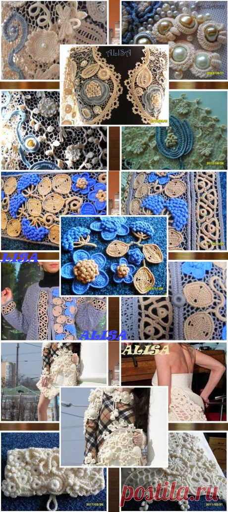 Сумка шебби-шик ♛ 12 схем ♛ вдохновлялки ♛ кружево от Alisa