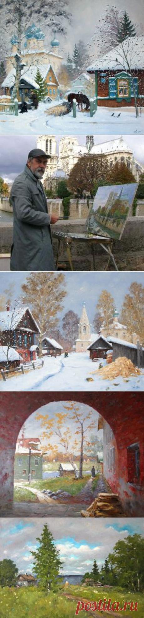 Русские пейзажи художника Александра Александровского | Современное искусство