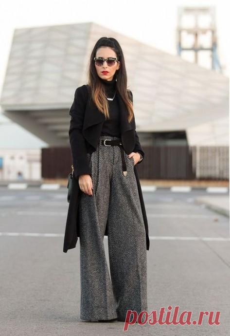 Модные брюки в образах