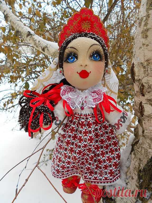 Сибирячка Наденька. Текстильная кукла. - сибирячка,Наденька,русский сарафан