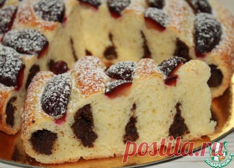 Пирог с маковой начинкой и сливами Кулинарный рецепт