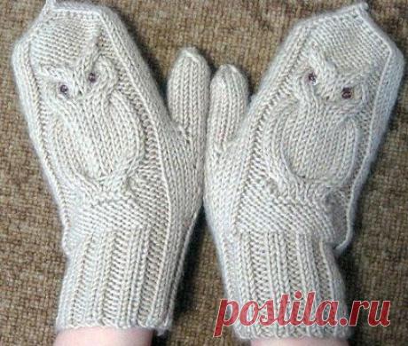 Варежки-совушки