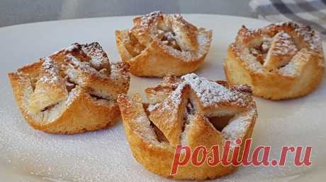 Бесподобно вкусные мини Шарлотки из хлеба к чаю. Минимум продуктов и отличный результат