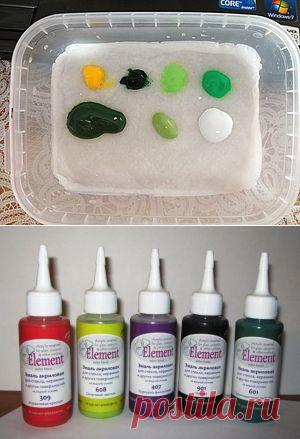 Изготовление палитры для акриловых красок. - Ярмарка Мастеров - ручная работа, handmade
