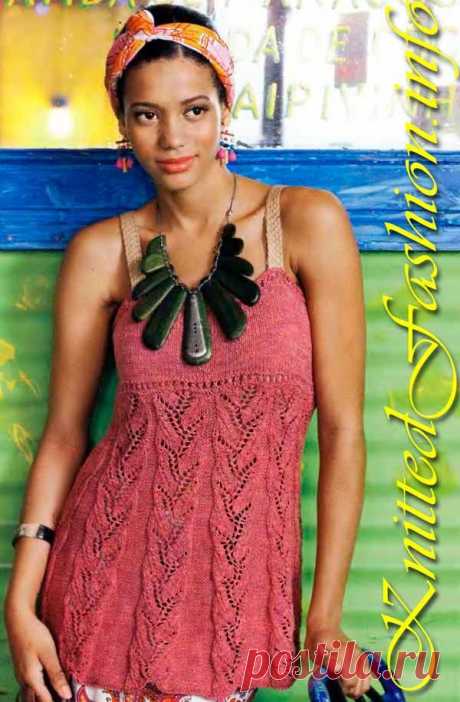 Вязаный топ - KnittedFashion.info - Модное Вязание