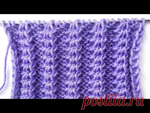 Объемные дорожки спицами для вязания шапок, свитеров, кардиганов