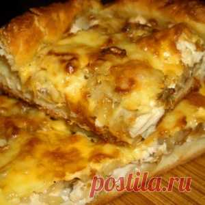 Очень вкусный вариант пирога: сочный сытный ароматный. Полностью заменяет собой второе блюдо. - МирТесен
