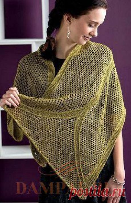 Ажурная накидка на плечи | DAMские PALьчики. ru