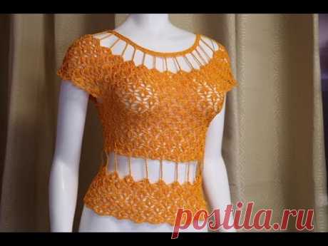Blusa o Vestido a Crochet paso a paso