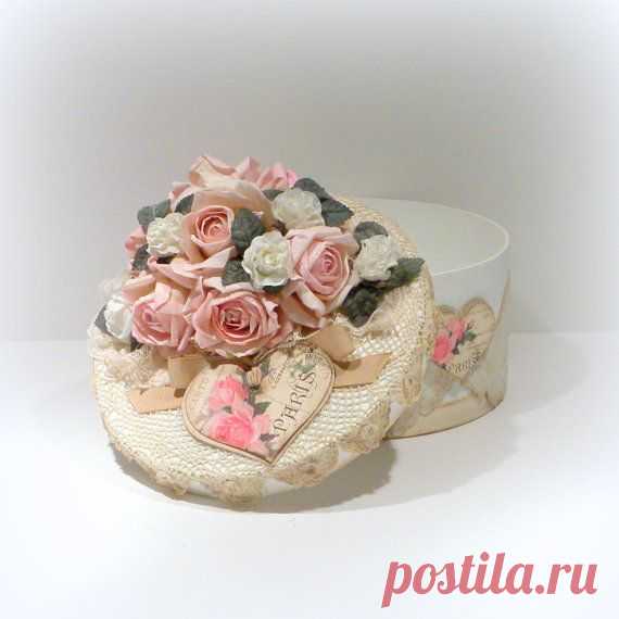 Shabby Chic Box Shabby Chic Decor Cottage от uniqueboxboutique