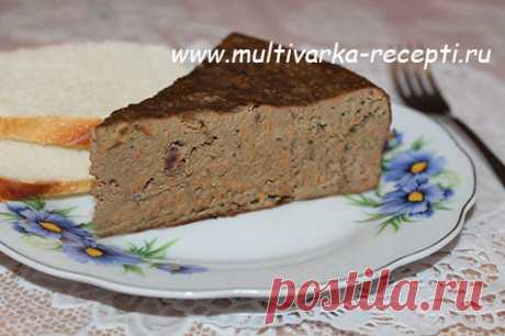 Печеночный пирог в мультиварке