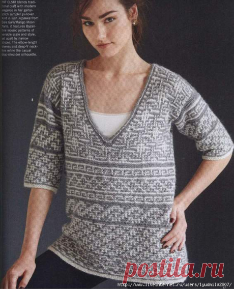 Ленивый жаккард из "Vogue Knitting winter 2014/15"