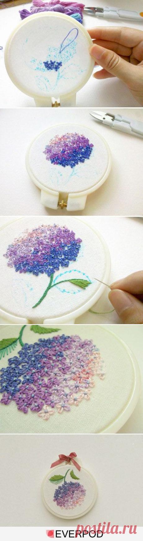 hydrangea | Cross stitch