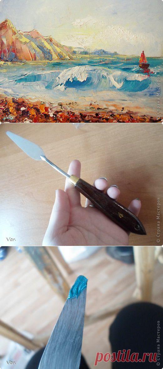 Как рисовать мастихином/Море. | Страна Мастеров