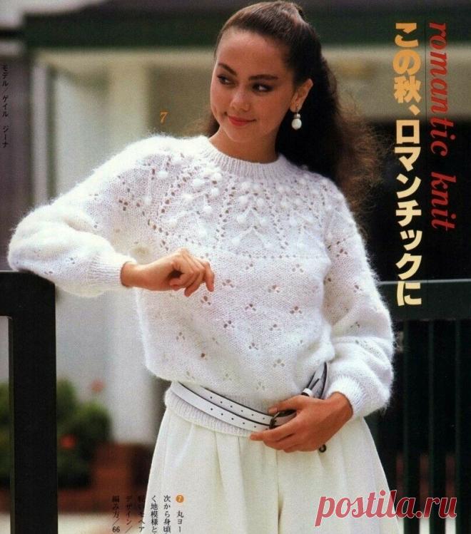 Круглая кокетка в вязаных моделях | Магия Вязания / Knitting Magic | Яндекс Дзен