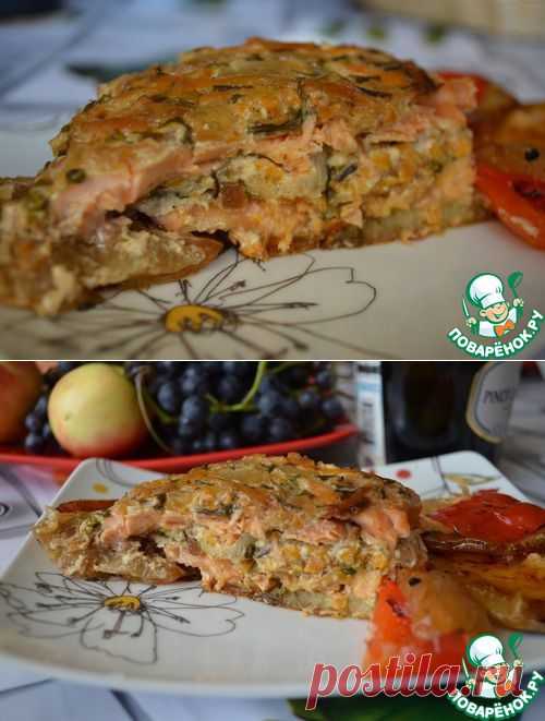 Сливочная рыбка в надутом конверте - кулинарный рецепт